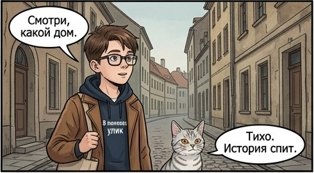 Тише, история спит.