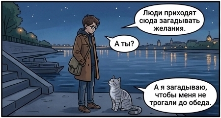 Мост и кошка. — кадр 7