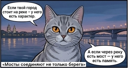 Мост и кошка. — кадр 9