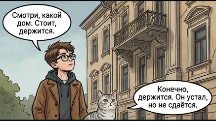 Здания тоже устают. — кадр 1